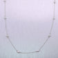 Modern 14k White Gold 1.01ctw Diamonds By The Yard 18" Necklace