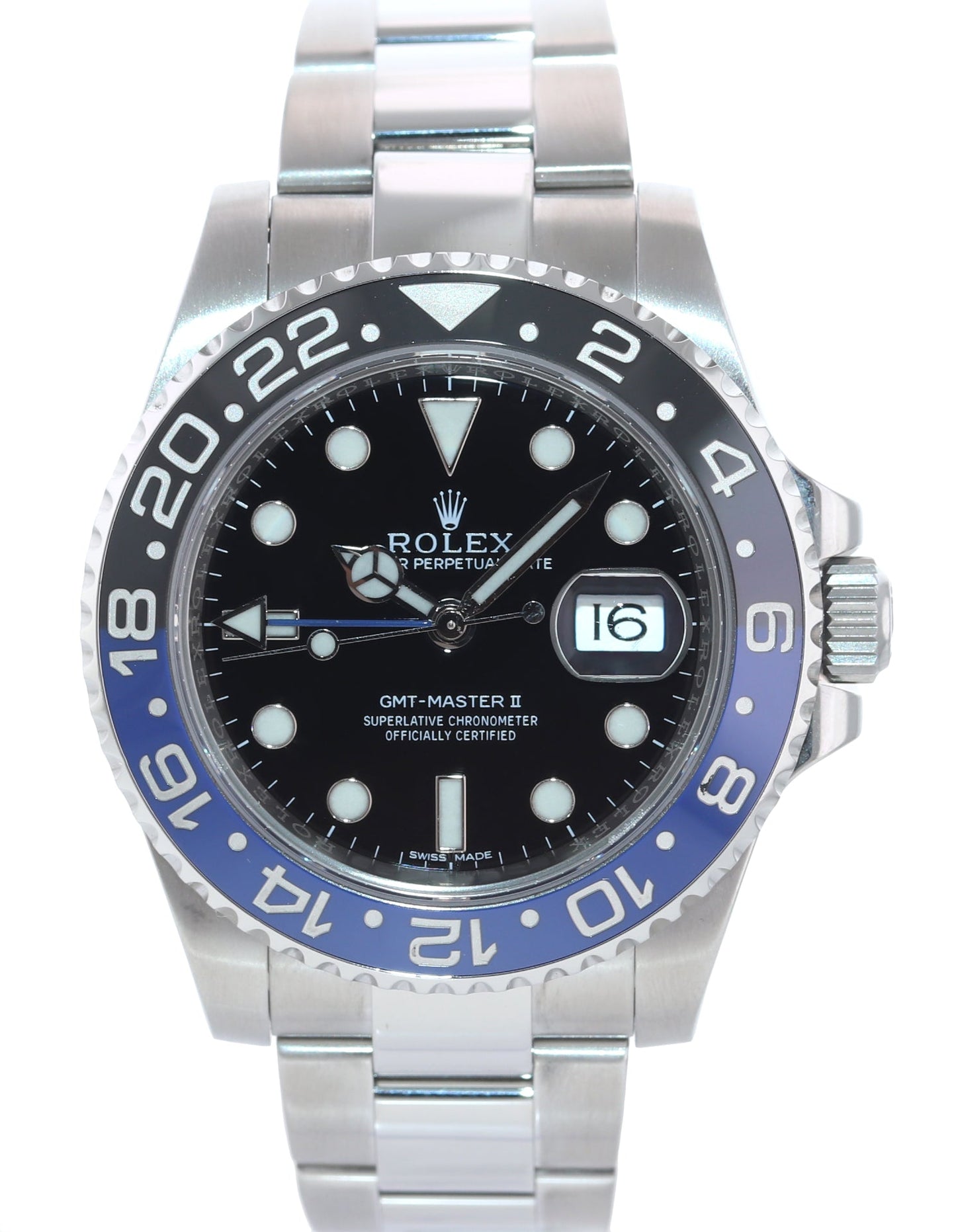 Serial Hangtag Rolex GMT Master II 116710 BLNR Steel Ceramic Batman Blue Watch
