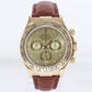 Rolex Daytona Cosmograph Champagne 116518 Yellow Gold Brown Leather Watch Box