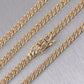 Men's 45.49g 14k Yellow Gold Miami Cuban Curb Link Chain 26" Necklace