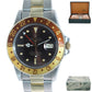 Rolex GMT-Master 16753 Two-Tone Yellow Gold Steel Brown Root beer Watch Box
