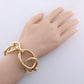 Roberto Coin 53.10g 18k Yellow Gold Wide Oval Link Bracelet