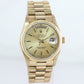 Rolex President Day Date Champagne 18038 Quick Yellow Gold Watch Box