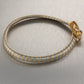 Cartier 18k Yellow Gold Stainless Steel Hercules Knot Citrine 17" Necklace