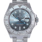 2021 PAPERS Rolex Yacht-Master 126622 Steel Platinum Rhodium Blue Watch
