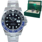 MINT 2018 Rolex GMT Master II 116710 BLNR Steel Ceramic Blue Batman Watch Box